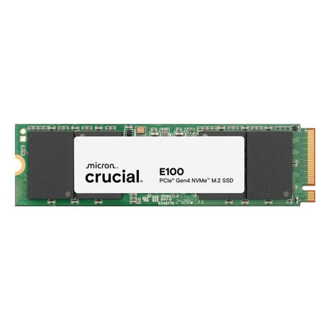 Crucial E100 - SSD - 2 TB - intern - M.2 2280 - PCIe 4.0 x4 (NVMe)