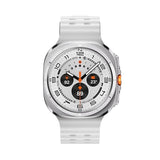 Samsung Galaxy Watch Ultra - 47 mm - Titanwei? - intelligente Uhr mit Marineband - Gummi - wei? - Bandgr??e: S/M/L - Anzeige 3.73 cm (1.5")