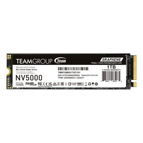 Team Group NV5000 - SSD - 1 TB - intern - M.2 2280 - PCIe 4.0 x4 (NVMe)