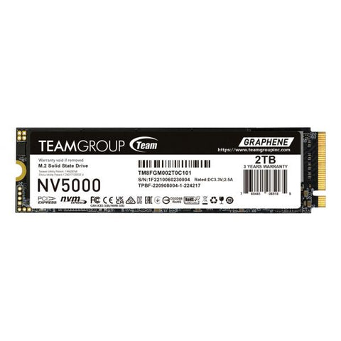 Team Group NV5000 - SSD - 2 TB - intern - M.2 2280 - PCIe 4.0 x4 (NVMe)