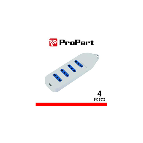 ProPart Multipresa 4pos bipasso sin cavo