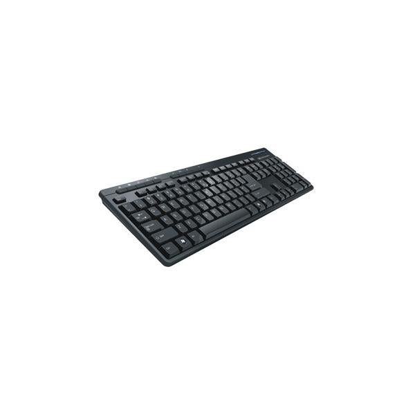 ATLANTIS LAND TASTIERA USB MULTIMEDIALE 5 TASTI RAPIDI NERA