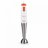 ARIETE PIMMY 200 FRULLATORE AD IMMERSIONE 200W 2 VELOCITA' PIEDE E LAMA IN ACCIAIO INOX GAMBA REMOVIBILE BLANCO-NARANJA GARANZIA ITALIA
