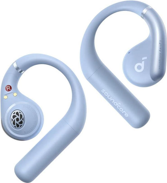 Anker Soundcore AeroFit - True Wireless-Kopfhrer mit Mikrofon - offenes Ohr - ber dem Ohr angebracht - Bluetooth - Cozy Blue (A3872GG1)