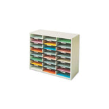 Fellowes 25061 portariviste 36 ripiani Grigio, Bianco