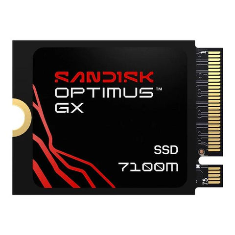SanDisk Optimus GX 7100M - SSD - 1 TB - intern - M.2 2230 - PCIe 4.0 x4 (NVMe)