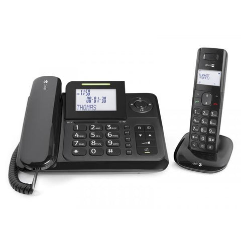 Doro Comfort 4005 Telefono analogico/DECT Nero Identificatore di chiamata