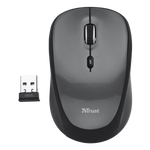 TRUST YVI MINI MOUSE WIRELESS 2.4 GHz 1.600 DPI GRIGIO
