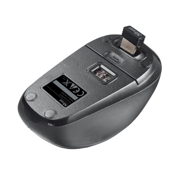 TRUST YVI MINI MOUSE WIRELESS 2.4 GHz 1.600 DPI GRIGIO