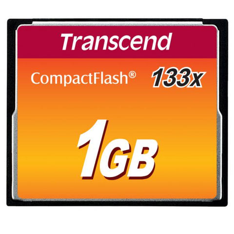 Transcend 1 GB CF 133x memoria flash CompactFlash MLC