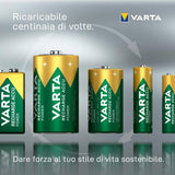 VARTA BATTERIA STILO AA NiMH 2100mAh RICARICABILE CONF. 4 PZ.