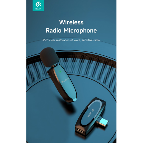 Devia Microfono wireless per Device Apple connessione Lightning