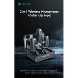 DEVIA PER APPLE Doble micrófono inalámbrico con conexión Tipo-C