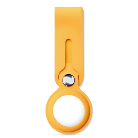 Devia Cinghietta in silicone supporto per AirTag Apple Gialla