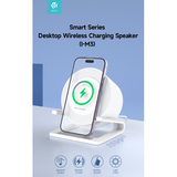 Devia Supporto carica wireless luce RGB e cassa acustica bluetooth