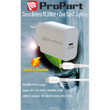 ProPart + Cavo da Tipo-C a Lightning Carica batteria Rapido PD 20W