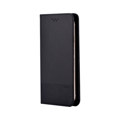 Devia Custodia a Libro Universale per Smartphone 5.5 Pollici Nera