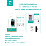 Apple Pellicola Singola Idrogel per plotter Devia inclusa spatola
