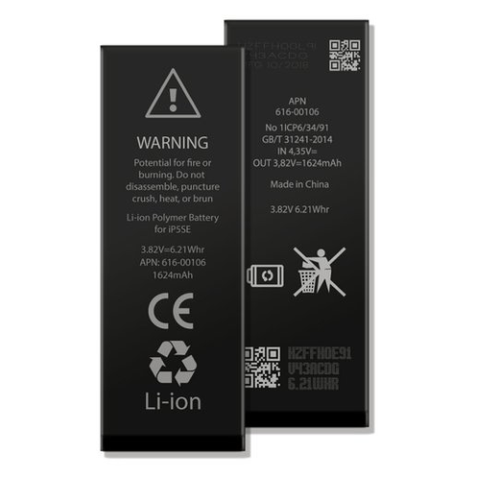 Apple Batteria per iPhone SE, 1624mAh