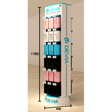 Devia Espositore rotante doppia faccia 36 posti con ganci