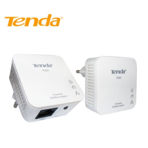 Tenda P200 Powerline Kit 2 Mini Adapter Up to 200Mbps
