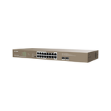 IP-COM Switch Unmanaged 16GE+2 SFP a 16 porte 10/100/1000Mbps