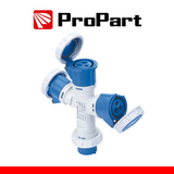 ProPart Adattatore triplo Spina ind.16A 2P+T 220-250V CEE IP67