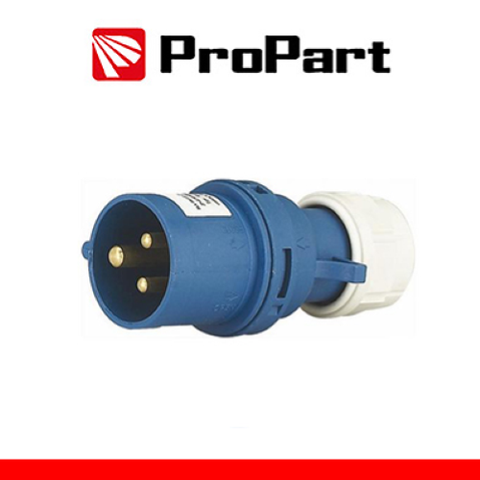 ProPart Spina Mobile Diritta Indust. CEE 16A-6h 2P+T 220-250V IP44