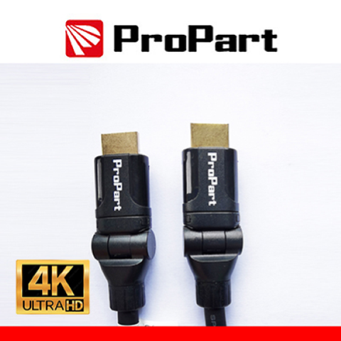 ProPart Cavo HDMI 2.0 High Speed 4K 3D Ether conn. 360 5m SP-SP NER