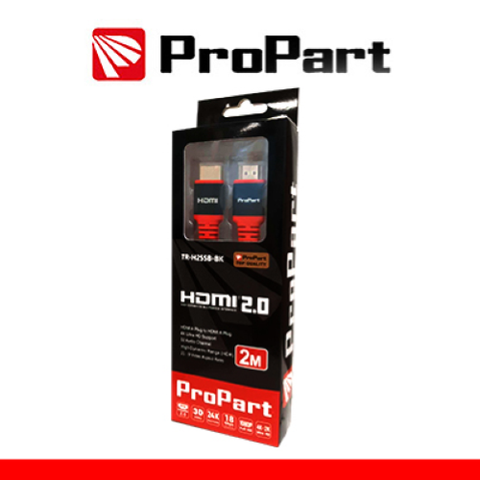ProPart Cavo HDMI 2.0 HighSpeed 4K 3D con Ether.3m SP-SP Ner BLISTER