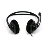 ADJ AGILE CUFFIA CON MICROFONO USB CONTROLLO DEL VOLUME BLACK