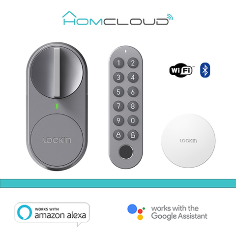 Homcloud By Lockin Kit Serratura intelligente - Cerradura inteligente para puertas G30