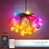 Homcloud Catena 66 Sfere luminose Smart RGB-IC Wi-Fi + Bluetooth 10M IP65