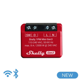 Shelly Mini 1PM Gen3 - Smart Relay 8A AC WiFi/BT + PM