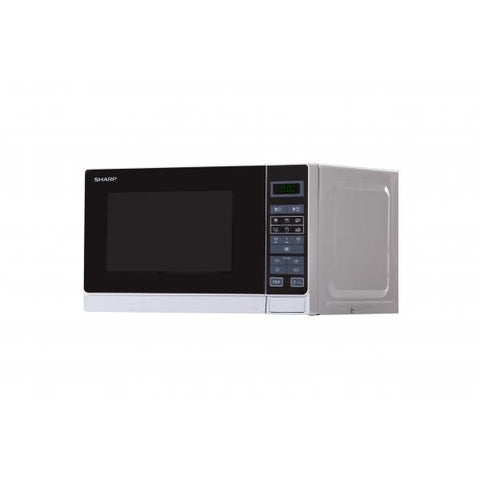 Sharp Home Appliances R-242INW forno a microonde 20 L 800 W Metallico, Argento