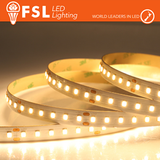 Luce Fredda - 6500K Striscia LED 5m IP20 2835 24V - 12W/m 120led/m 6500K