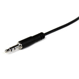 STARTECH CAVO AUDIO PROLUNGA 1 X M JACK 3.5 1 X F JACK 3.5 MM 1 M NERO