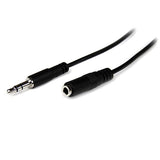 STARTECH CAVO AUDIO PROLUNGA 1 X M JACK 3.5 1 X F JACK 3.5 MM 1 M NERO