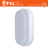 Luce Calda - 3000K Plafoniera LED OVALE BIANCA 15W 3000K 55*100*200 IP54