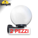 2x pezzi di NARDO/G250 NERO OPALE E27