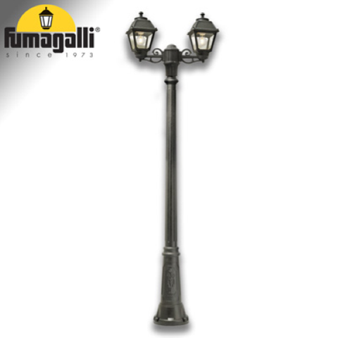 GIGI BISSO/MARY 2L NERO TRASP E27 LED FILAMENTO 6,5W 2,7K - 207 cm