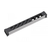Bachmann 909.008 5AC outlet(s) Nero, Argento prolunghe e multiple