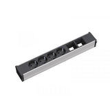 Bachmann 912.007 4AC outlet(s) Nero, Argento prolunghe e multiple