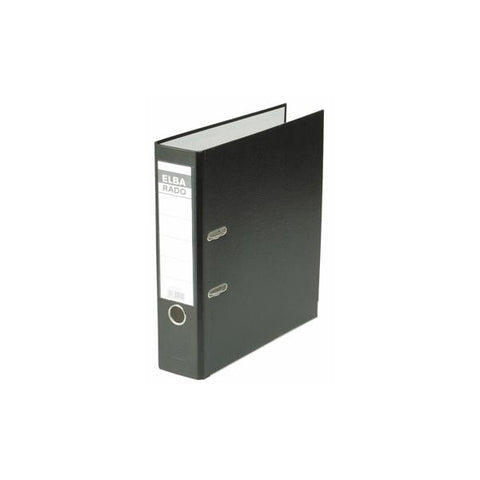 Elba Smart Original raccoglitore ad anelli A4 Nero (Elba Coloured Board Lever Arch File Paper on Board A4 80mm Spine Width Black [Pack 10] - 100202217)