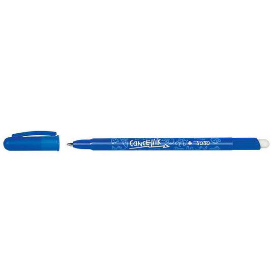TRATTO CANCELLIK PENNA A SFERA CANCELLABILE INCHIOSTRO AZZURRO CONF 12 Pz.