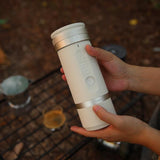 OutIn OTCG-01-SW, M?hle mit Mahlwerk, 25 g, Edelstahl, Wei?, sandstone white, Aluminium, Kunststoff, Silikon