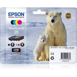 EPSON MULTIPACK 26 CARTUCCE NERO+CIANO+MAGENTA+GIALLO