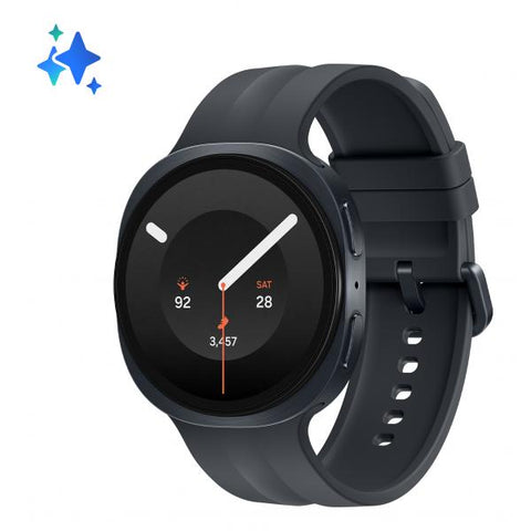 Samsung Galaxy Watch9 - 44 mm - Carbon-Schwarz - intelligente Uhr mit Sportband - schwarz - Bandgr??e: M/L - Anzeige 3.73 cm (1.47")