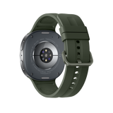 Samsung Galaxy Watch9 - 44 mm - silber - intelligente Uhr mit Sportband - Olive - Bandgr??e: M/L - Anzeige 3.73 cm (1.47")