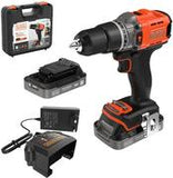 Black &amp; Decker Akku-Schlagbohrschr. Batería 18V 2x2Ah BCD383D2XK (BCD383D2XK-QW)